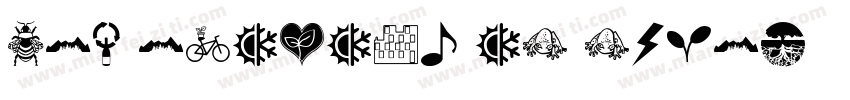 New ecology of fire字体转换